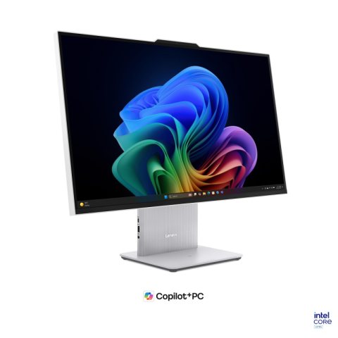 All in one PC - All-in-One Consumer Lenovo IdeaCentre AIO 27IPH11 cu procesor Intel Core Ultra 7 355 pana la 4.7 GHz, 27 inch, QHD, 16 GB, Intel Integrated Graphics, FreeDos, Gri, 2 ani Garantie