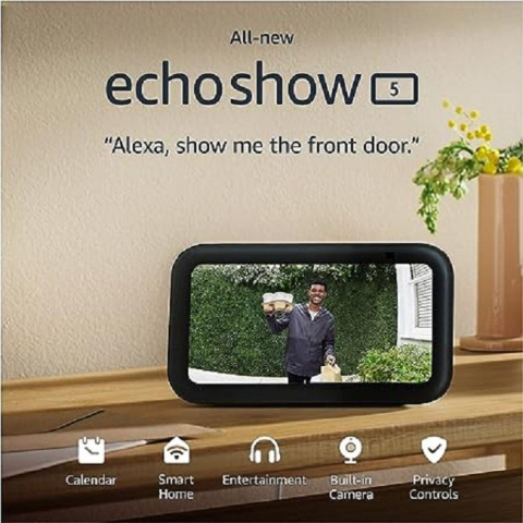 Amazon Echo Show 5 (3rd Gen), Charcoal [1]