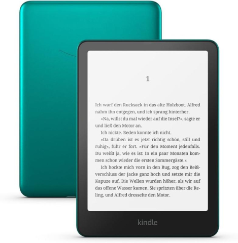 Tablete  - Amazon Kindle Paperwhite Signature Edition 2024, 7'', 32GB, Jade