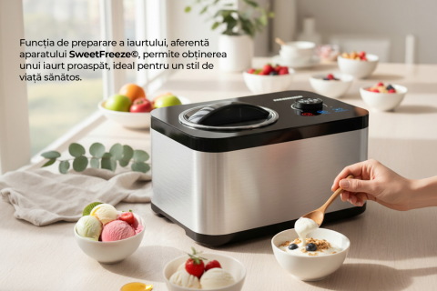 Aparat de făcut înghețată HEINNER SweetFreeze HICM-DW154SSBK [7]