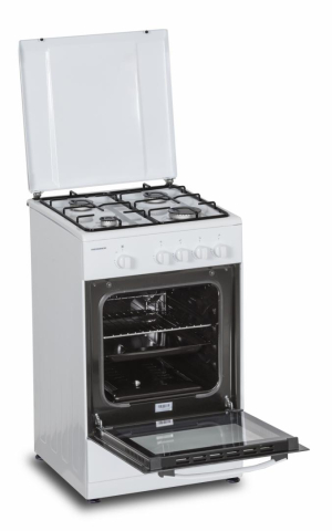 Aragaz gaz Heinner HFSC-SME50WH, 4 arzatoare, dispozitiv de siguranta, 50x55 cm, alb [3]