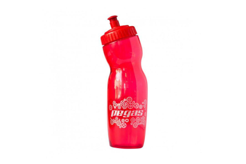 Accesorii ciclism - Bidon apa Pegas WB-700FT, 750ml, material plastic PETG, Rosu transparent