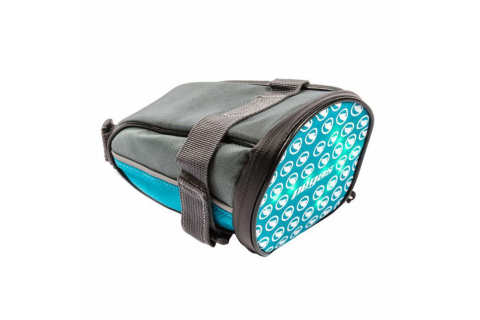 Ciclism - BORSETA SA PEGAS CU SEMNALZARE 30LED, CULOARE LED VERDE ROSU, BATERIE LITIU REINCARCABILA 650MAH, 180X120X110MM, GRI ALBASTRU