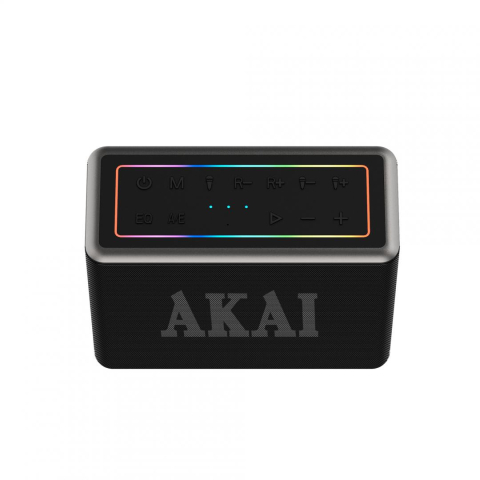 Boxa portabila Akai cu 2 micfrofoane wireless IPX6-80W [2]