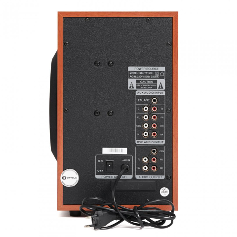 Boxe Serioux 5.1 SoundBoost HT5100C, 140W RMS, lemn [4]