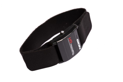 Sport & Activitati in aer liber - Bratara smart Bion cu senzor de ritm cardiac, tehnologie ANT+ si BLE 4.0, compatibil smartphone/echipament fitness, indicator baterie. Contie: senzor, adaptor de incarcare, bratara din material textil