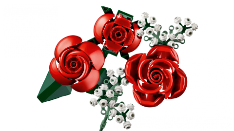 Seturi de constructie - BUCHET DE TRANDAFIRI, LEGO 10328
