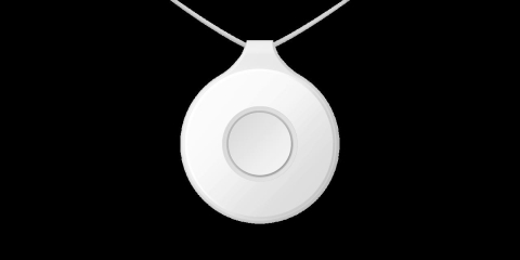 Protectie la efractie - Buton de panica wireless AXPRO Hikvision DS-PDEBP1-EG2-WE(Single button), frecventa de operare: 868 MHz, transmisie: Tri-X Wireless Technology, criptare:AES-128, distanta de transmisie RF: 1000m in ca