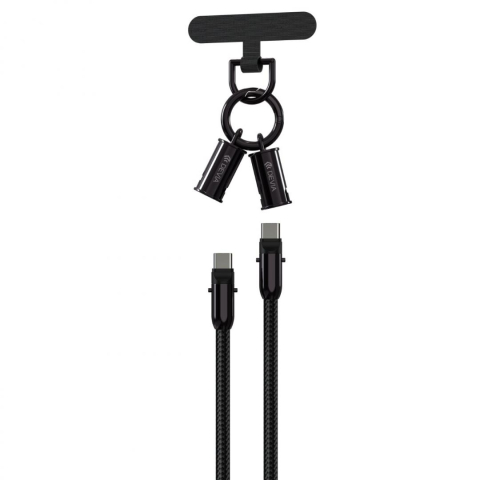 Conectica - Cablu Devia Extreme Speed, USB C/ USB C, 0.3m, Negru