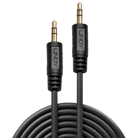 Cabluri video - Cablu Lindy Premium Audio 3.5mm Jack, 3.5mm, 1m, Negru