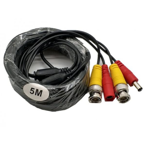 Supraveghere video analog - CABLU VIDEO CU ALIMENTARE 5M 4k BD-5-4K