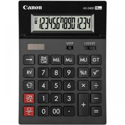 Office - Calculator birou Canon AS120 II, 12 digits, 29 keys, dual power, M+, M-,RM/CM.