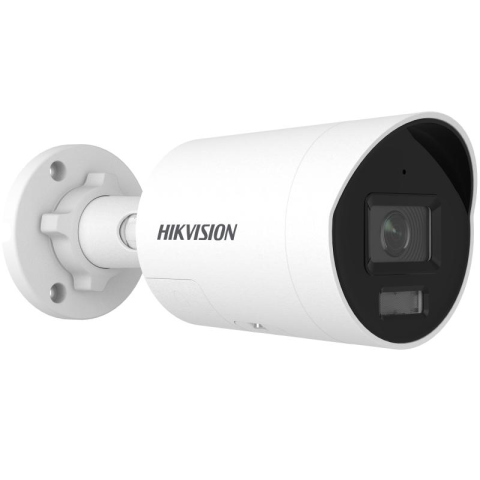 Camere supraveghere IP - Camera de supraveghere IP Bullet 4MP Smart Hybrid Light with ColorVu Hikvision DS-2CD2047G3-LI2UY/SL(2.8MM), lentila fixa 2.8mm, iluminare min: Color: 0.0008 Lux @ (F1.0, AGC ON),0 Lux cu IR 40m, micr