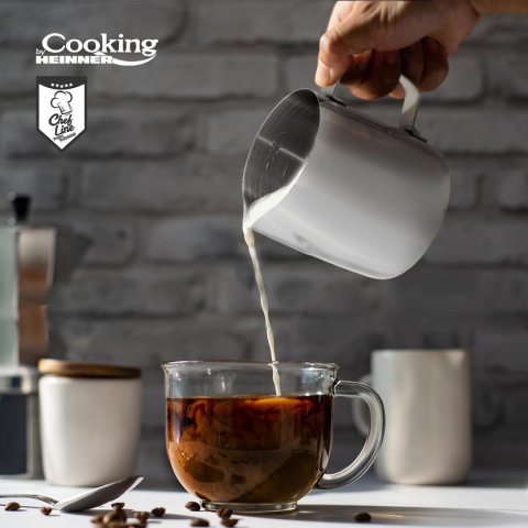 CANA INOX LAPTE 350 ML, COOKING BY HEINNER, CHEF LINE [3]