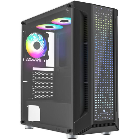 Carcasa ALPHAGEAR Trickster RGB, Mid Tower, Black [2]