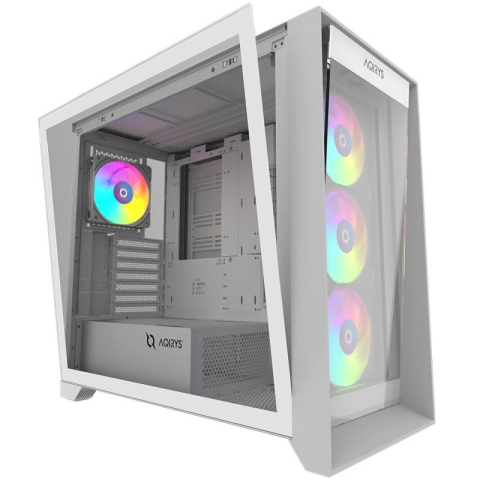 Carcasa AQIRYS XO-1, ARGB, Mid Tower, White [2]