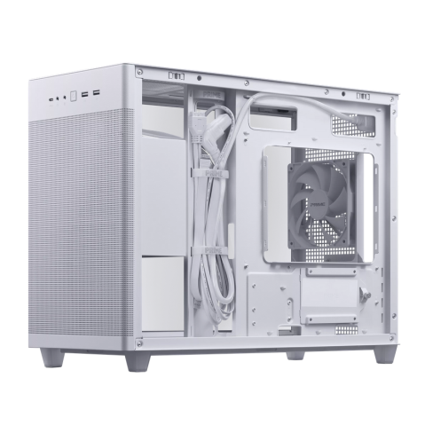 Carcasa ASUS AP201 PRIME CASE TG WHITE, Mini Tower, White [1]