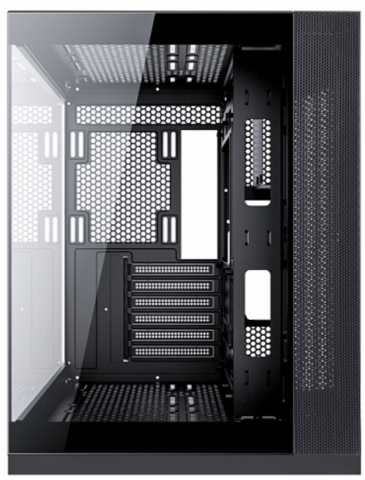 Carcasa gaming Serioux Shadow, fara sursa, tip middle tower, USB2.0x+HD Audio, USB3.0, porturi rezervate pentru ventialtor: MN 2x120mm ventilatoare ARGB (incluse), spate:1x120mm ventilator RGB (inclus [3]