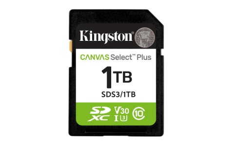 Carduri memorie - Card de memorie Kingston Canvas Select Plus Gen3 Micro-SDXC, 1 TB, Clasa 10