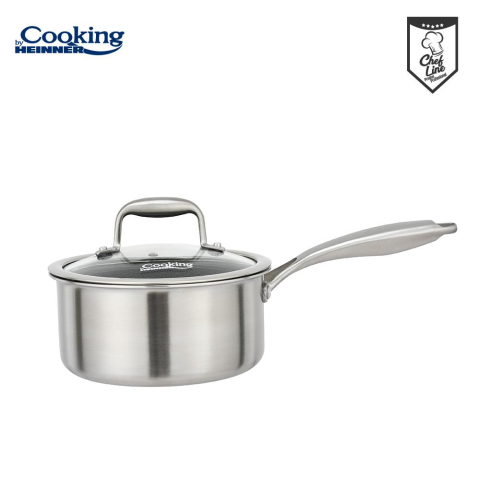 CASEROLA CU CAPAC, 16x8.5 CM, 1.6 L, TITANIUM3, COOKING BY HEINNER [1]