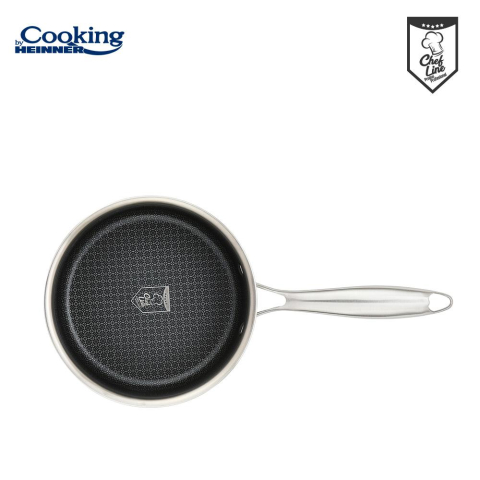 CASEROLA INOX+CAPAC STICLA IN 3 STRATURI 18X9 CM, 2 L, TITANIUM3, COOKING BY HEINNER [2]