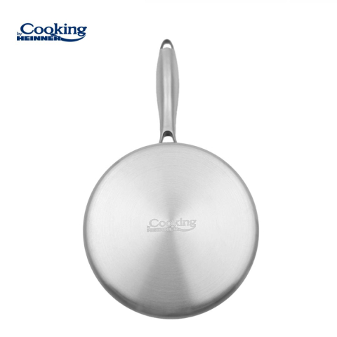 CASEROLA INOX+CAPAC STICLA 16x8.5CM,1.6L, ATOMIC3, COOKING BY HEINNER [2]