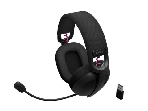 Casti audio - Casti Head-band Fury Fukiya F6, Wireless, Negru