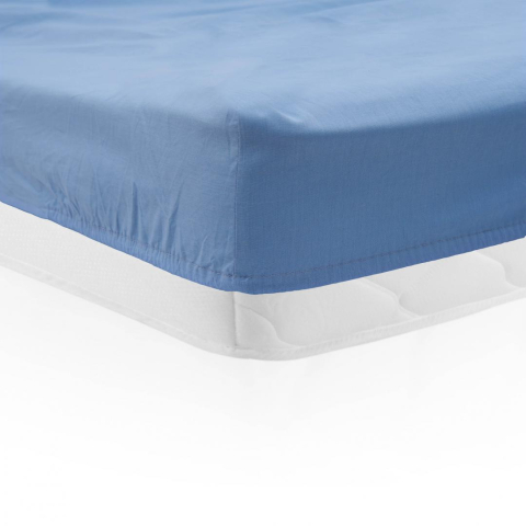 Textile de casa, Decoratiuni si Mobila - CEARCEAF PAT CU ELASTIC 140X200 CM BLUE