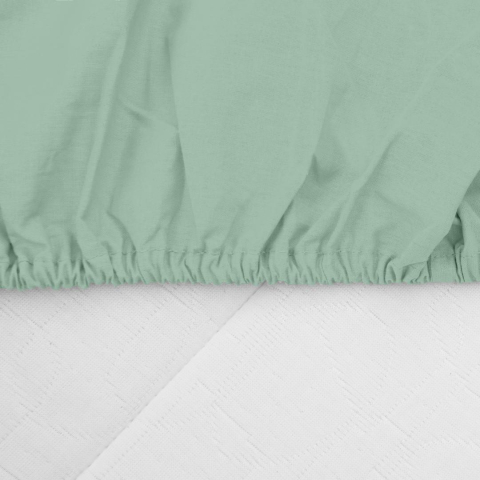 CEARCEAF PAT CU ELASTIC 160X200 CM VERDE [2]
