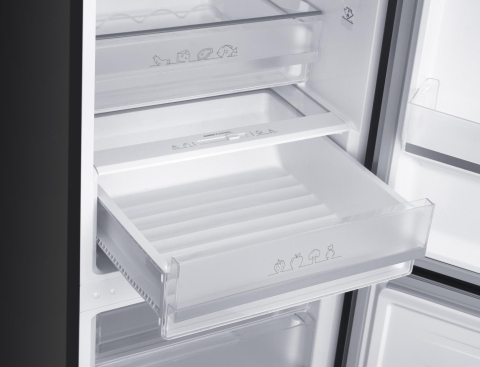 Combina frigorifica HEINNER HCNF-HM400DINVE++, No Frost, 400 l, Clasa E, Compresor inverter, Alb [3]