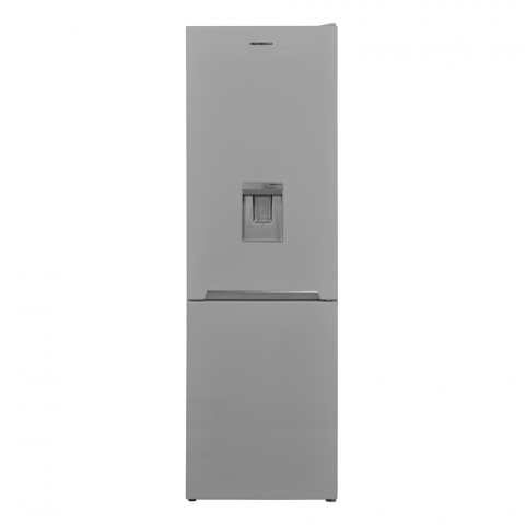 Electrocasnice mari - Combina frigorifica HEINNER HCNF-V291SWDE++, No Frost, 294 l, Clasa E, Dozator apa, Argintiu