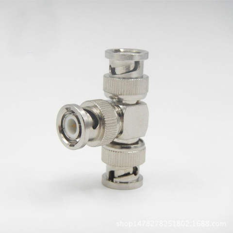 Conector BNC TATA la 2 X conector BNC TATA, LN-CTB03B, pachet 10 bucati [1]