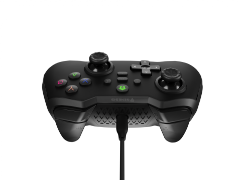 Controller cu fir Genesis Mangan 300, interfata USB, 19 butoane, negru [2]