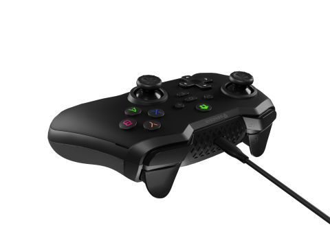 Controller cu fir Genesis Mangan 300, interfata USB, 19 butoane, negru [5]