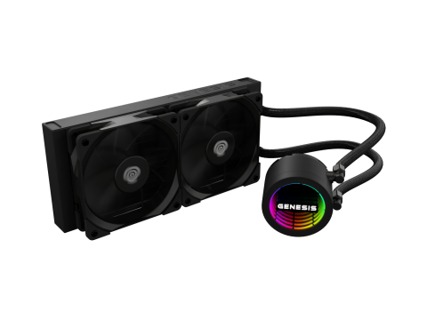 Cooler Procesor GENESIS HYDRIA 240, Lichid, 2 ventilatoare, aRGB [1]