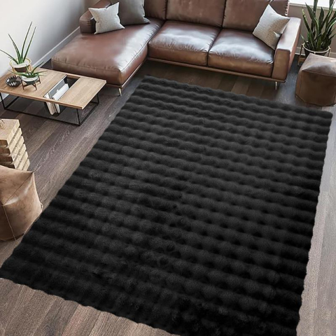 COVOR BLANITA PAOPAO 160X230 CM BLACK [1]