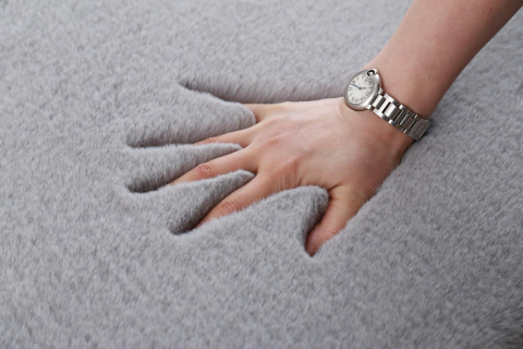 Covor Heinner Shaggy soft blanita Gri 50x90 cm [3]
