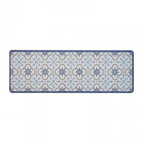 Covoare - Covoras printat 40x120 Blue, cauciuc antialunecare