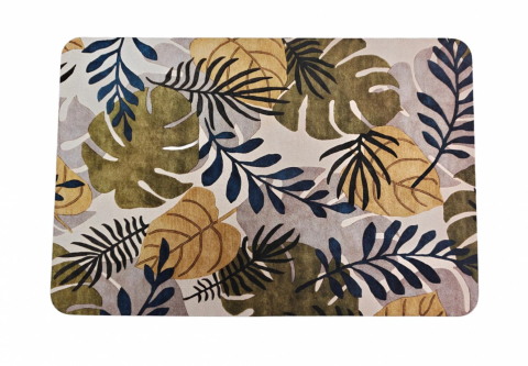 Decoratiuni Textile - Covoras printat 40x60 Palm, cauciuc antialunecare