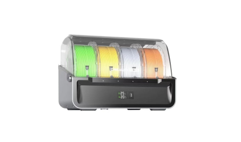 CREALITY CFS MULTI FILAMENT SYSTEM, Pentru printare 3D multi color sau multi filament, Compatibil cu Creality HI si Creality K2 Plus, Dimensiuni: 379 × 314 × 276 mm, Greutate: 4.56kg, Numar filamente  [4]