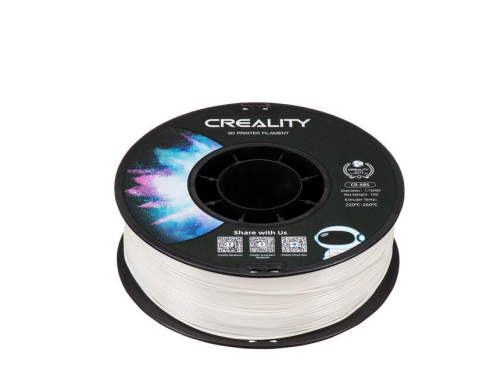 CREALITY CR-ABS 3D Printer Filament, white,temperatura printare: 220-260, Diametru Filament: 1.75mm, rezistenta la tractiune: 43MPa,diametru suport filament: 200mm, NON-Toxic, Utilizare: pana la 6 lun [1]