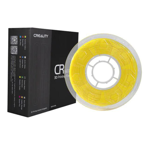 Accesorii imprimare 3D - CREALITY CR PLA 3D Printer Filament, yellow, 1KG, Printing temperature: 190-220, Filament diameter: 1.75mm, Tensile strength: 60MPa, Size of filament wheel: Diameter 200mm, height 66mm, hole diameter 