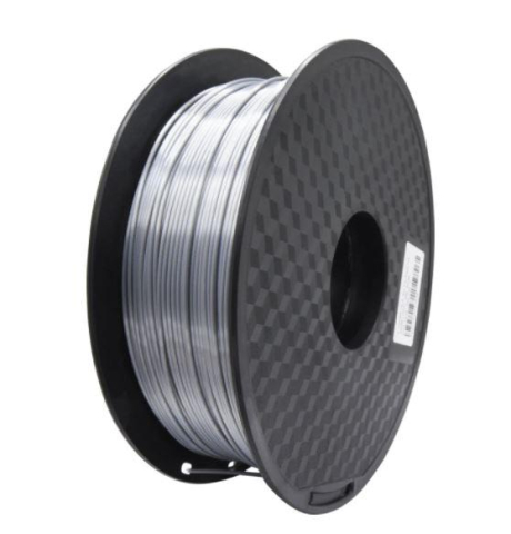 CREALITY PLA 3D Printer Filament, silk silver, Printing temperature: 190-220, Filament diameter: 1.75mm, Tensile strength: 60MPa, Size of filament wheel: Diameter 200mm, height 66mm, hole diameter 56m [1]
