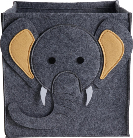 Textile de exterior - Cutie depozitare 30x30x30, Elefant