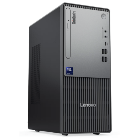 Desktop PC - Desktop Business Lenovo Neo 50t G6 cu procesor Intel Core Ultra 5 225 pana la 3.30 GHz, 16GB DDR5, 512GB SSD, Intel Integrated Graphics, Fara OS, Black, 3 ani Garantie