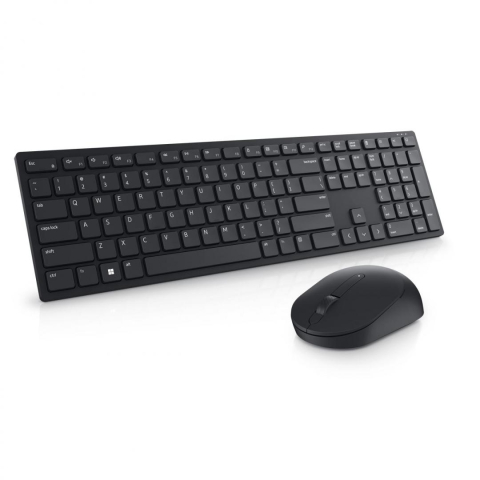 Kit mouse tastatura - Kit wireless tastatura si mouse Dell KM5221W, taste numerice, negru