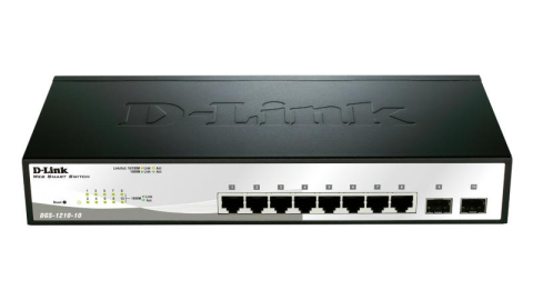 Switch-uri - Switch D-Link DGS-1210-10, 8 port, 10/100/1000 Mbps