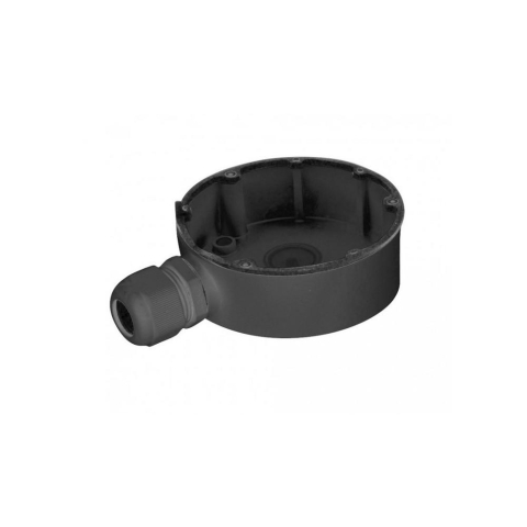 Accesorii - Doza conexiuni Hikvision DS-1280ZJ-DM18( black), culoare neagra, material aliaj de aluminiu, dimensiuni: 141.7 mm × 37 mm × Ø 111 mm, greutate: 1490 g