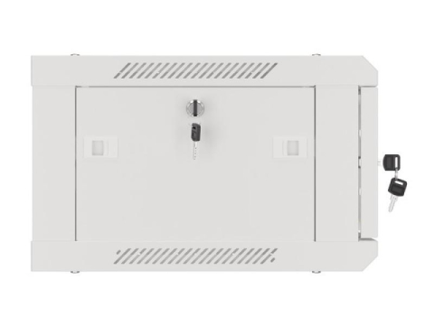 Cabinete metalice - Dulap rack de perete 19", 4U, 600x450 mm, usa din sticla, gri, V2