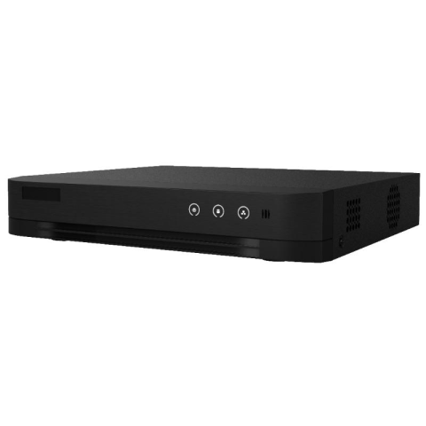 Supraveghere video analog - DVR Hikvision AcuSense 4 canale IDS-7204HQHI-M1/E(E), H.265 Pro+/H.265 Pro/H.265 video compression, BNC interface (1.0 Vp-p, 75 Ω), supporting coaxitron connection, up to 6-ch IP camera inputs(up to 6